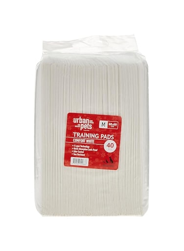 Urban pets Value puppy pads 40pcs(medium)