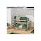 2-Tier Green &amp; Gold Dish Rack w/ Utensil Holder, Drainboard &ndash; Stylish Kitchen Organizer Solution