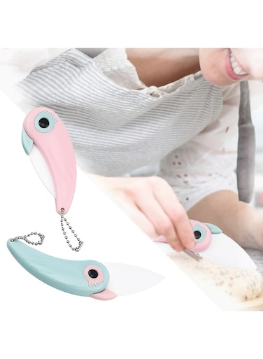 Bread Cutter, 2 Pack Ceramic Sourdough Bread Cutter, Portable Collapsible Bread Cutter, Portable Bird Bread Cutter for Baking Yeast Breads