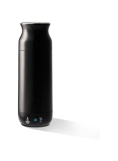 Portable Electric Kettle Travel Hot Water for Tea, Coffee, Stable Temperature Controls and LCD Display, 316 Stainless Steel and 500ml, Auto Shut Off &amp; Boil Dry Protection (White)