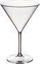 Polycarbonate Cocktail Glass, 250ml Clear