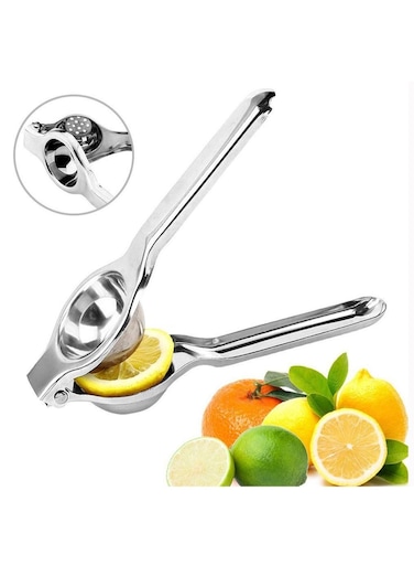 Juicer, Stainless Steel Press, Cooking Seasoning Juicer, Orange Juice Press, Manual Juicer, Dishwasher Cleanable, Metal Juicer