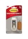 Command Metal Medium Hook Silver color, 1 hook and 2 strips/pack   Holds 1.3 kg each hook   Organize   Decoration   No Tools   Holds Strongly   Damage-Free Hanging
