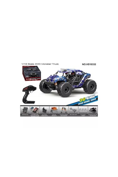 Black Hole 4-WD RC Car 1:18 Scale Asstd. HS18332