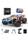 Lighting Hurricane Monster Truck 4-WD RC Car Red With Spoilers 1:18 Scale HS18421