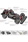 Ejector Rocket 4-WD RC Car Blue 1:16 Scale HS16352