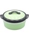 SELVEL Giving shape to life! FLORENCE PLASTIC CASSEROLE, 1000 ML, GREEN, PHPF1.0-GREEN, 1 PC