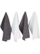 DII CAMZ36909 Chef Terry Dish Towel Set, Dishtowel S/4, Gray 4 Count