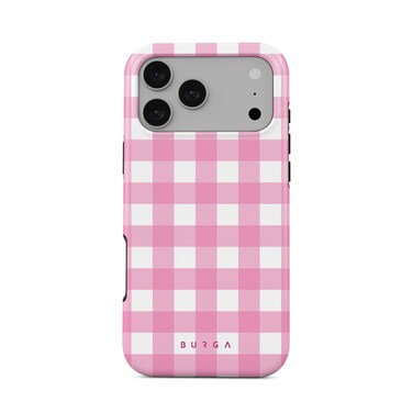 Burga iPhone 17 Pro Think Pink Premium Case Compatible with Hybrid Dual-Layer Hard Shell + Silicone Protection - Scratch-Resistant Shockproof Mobile Cover