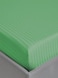 MAXQON Fitted Bed Sheet +2Pcs Pillow Covers, King Size 180x200+20cm, Color Green