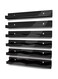 15" Nail Polish Rack Wall Mounted Shelf, 6 Pack Black Acrylic Organizer Supplies for Nail Techs, Great Display for Salons and Retailers
