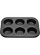 Non Stick Muffin Tray Baking Pan Cupcake Pan 6 Cup black 26cm