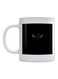 Dragon Face Printed Coffee Mug White/Black/Green