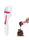 Batter Scoop with One Click Sliding Button   Ergonomic Design for Easy Baking   Durable Plastic Kitchen Tool for Cupcakes &amp; Muffins   Pink White Color for Stylish Kitchens