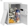 Rubik Safe Box Large with Digital Keypad and key Lock for Home Office Documents Jewelry Money Safety (Size 50x35x30cm) White