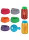 6 Pcs Silicone Soda Can Lids, Reusable Spill Proof Can Lids for Fizzy Drinks (Universal Size )