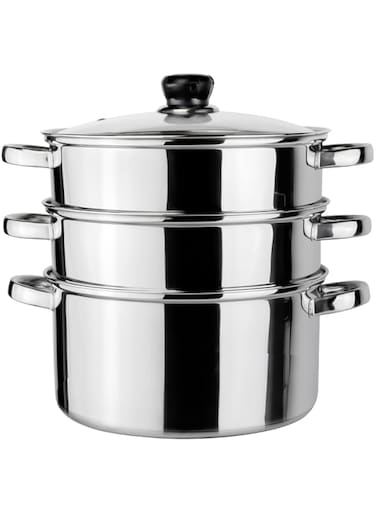 Wilson 3 Level Steamer, Silver, 24 cm, JY-174A 24C/B