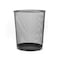 Metal Mesh Waste Basket Black 234x275mm