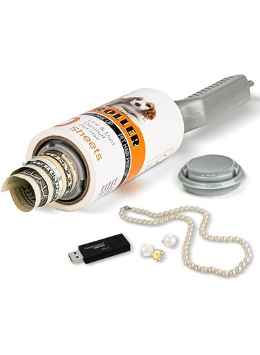 NALACAL Portable Lint Roller with Secure Compartment   Multi-Function Travel Storage for Valuables   Discreet and Functional Roller for Home, Office, and Travel Use