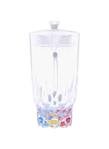 Royalford Acrylic Crystal Clear Jug With Lid Clear Clear