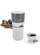 Azonee Portable Drip Coffee Maker 450ml, Travel Coffee Machine for K-Cup Capsules, Hand Drip Cold Brew Coffee Pot