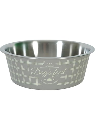 Zolux Non-Slip Food Dog Bowl Taupe 1700 ml