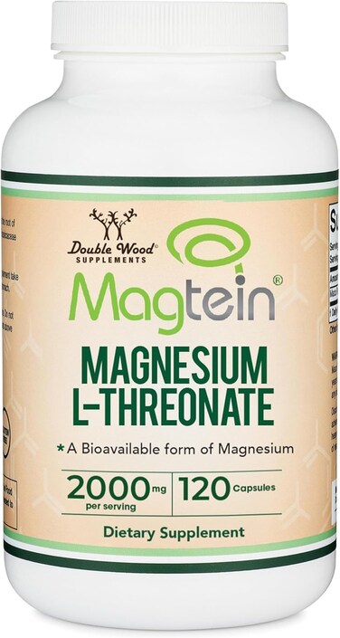 Double Wood Supplements Magnesium L-Threonate (120 X 2000mg Capsules)