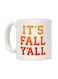 Fall Y'all Printed Coffee Mug White