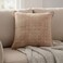 Home Heritage Textured Cushion 50x50cm - Rust