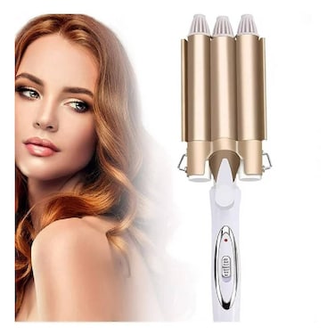 New Triple Barrel Curling Iron Perm Splint Ceramic Hair Curler 3 Barrels Wave Hair Waver Curlers Styling Tools