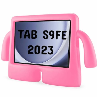 Case For Samsung Galaxy Tab S9 FE 2023, iBuy Kids Case, Protective Shockproof Lightweight Stand Cover For Children (Pink)
