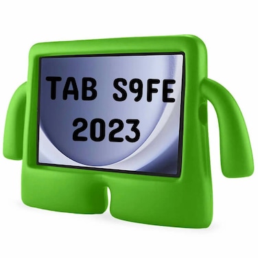 Case For Samsung Galaxy Tab S9 FE 2023, iBuy Kids Case, Protective Shockproof Lightweight Stand Cover For Children (Green)