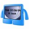 Case For Samsung Galaxy Tab S7/S8/S9 11 Inch, iBuy Kids Case, Protective Shockproof Lightweight Stand Cover For Children (Blue)