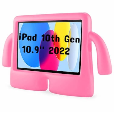 Case For iPad 10th Generation 10.9 Inch 2022, iBuy Kids Case, Protective Shockproof Lightweight Stand Cover For Children (Pink)