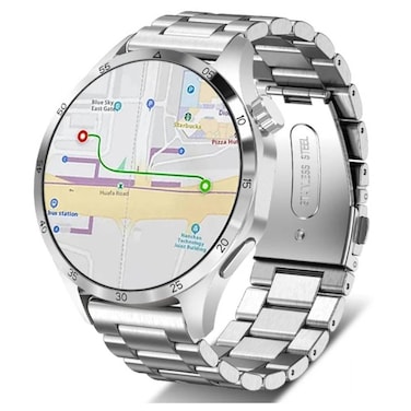 2024 Smart Watch Answer Make Calls, Fitness Watches With Sports Blood Oxygen Heart Rate Sleep Monitor IP68 Waterproof Smart Watch For Women Men Silver