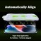 Muzz One-click Installation Screen Protector For iPhone 13 11 12 14 Pro Max Xs Xr X [9H] Premium Edge Full Coverage Tempered Glass Screen Protectors for Iphone 12 Pro Max 5G 2020(iPhone 12 Pro Max)