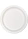 Creative Converting Touch Of Color White Round Luncheon Plate 7in 24Ct