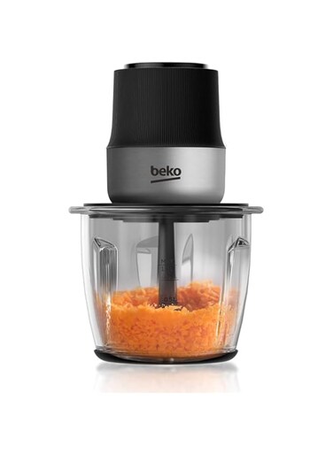 Beko CHG 81442 BX Food Chopper, 400 W Motor, 1000 ml Glass Bowl, Inox Housing, 2 speed settings, Stainless steel 2 blades​