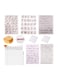 Alphabet Cake Stamp Set with Acrylic Blocks &amp; Brushes - Perfect for DIY Baking, Fondant Molds for Letters &amp; Numbers