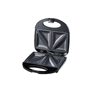 Electric Non-Stick 2-Slice Sandwich Maker &amp; Toaster 750W, Fast Heating &amp; Overheat Protect