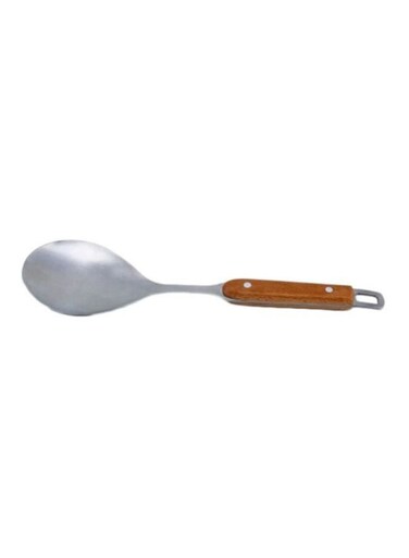 Stainless Steel Rice Spoon With Wooden Handle Wooden