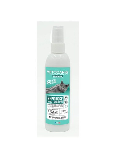 Vetocanis Repellent Spray Anti-Flea Anti-Tick Anti-Mosquito Cat 250ml