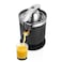 Tradeo 200W Citrus Juicer with Stainless Steel Filter &amp; Anti-Drip Spout Black