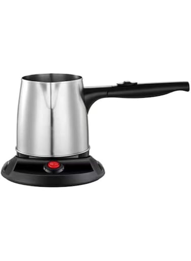 Disnie Electric Turkish Coffee Pot, Stainless Small Brewing Coffee Machine, Portable Mocha Latte Milk Espresso Coffee Maker Teapot Kettle 500ml CEZVE Design Coffee Maker (Turkish Coffee Maker S-3341)