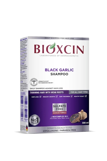 Bioxcin Black Garlic Shampoo 300Ml
