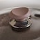 OMS 20 cm Diameter Non-stick and Non-toxic Brown Granite Casserole ovensafe with Glass Lid   3110-20   Granite Coated Induction Compatible Aluminium Cooking Pot   Made in Turkey   one pot meals