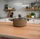 OMS 26 CM Brown Non Stick Granitec Aluminium Coated Casserole PBA Free - Made In Turkey