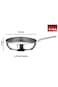 OMS 20 Cm Stainless steel Frypan -Made in Turkey 2003
