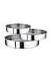 OZO 4006   3 Pcs Stainless Steel Tray Set   Serving &amp; Baking Trey Set   Durable Kitchen Trays for Cooking, Serving &amp; Baking, In 3 Sizes Set (30, 34, 38 cm) Made in Turkiye