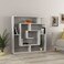 Mourah Home Labirent Bookcase - White - 2 Years Warranty